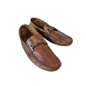 Tods Italy AirWalk Moccasins Men Brown Leather Shoes US 7 [COPY]